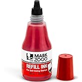 Mark 2000 Self-Inking Refill Ink - Red - 25cc (0.9oz)