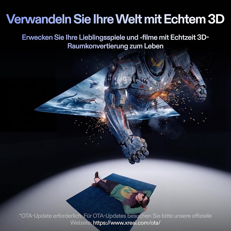 One Pro AR Brille mit X1 Chip, 171" 120Hz HD Display, Native 3DoF
