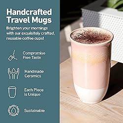 NOVA CERAMICS Travel Mug On the Go Coffee Mug