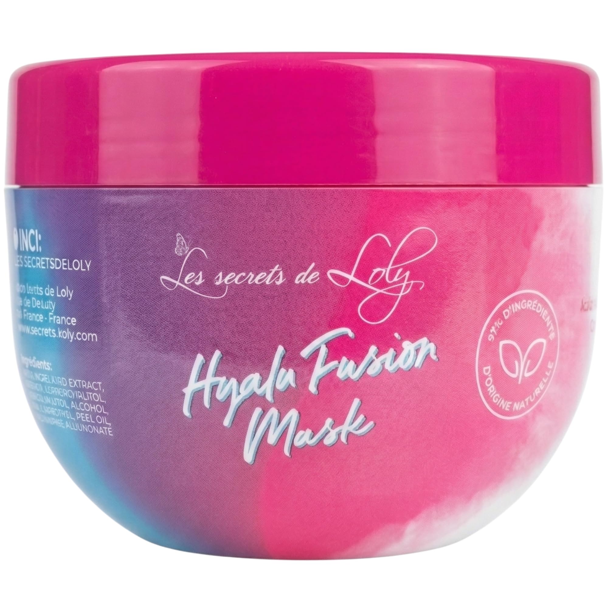 Les Secrets De Loly – Hyalu Fusion Mask – Hair Mask In Lack of Definition – Curls Activator Care – 97% Natural – 300 ml