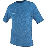 O'NEILL Men’s Hybrid Short Sleeve Sun Shirt, UPF 50+ Sun Protection, Rash Prevention for Surfing and All Water Activities