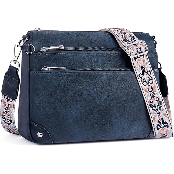 Bolso Bandolera Mujer Ergocar - Impermeable, Correa Ajustable, Múltiples Bolsillos, Varios Colores