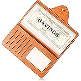 Sparkle Nook Money Organizer for Cash, Money Wallet Organizer for Cash, 6 Pocket Multipack Pouch, Money Envelopes for Cash, Handy Currency Organizer (Tan)