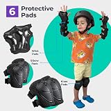 Niftii Kids Helmet with Pads Adjustable Multi-Sport Safety Gear 3-15 Black view 4