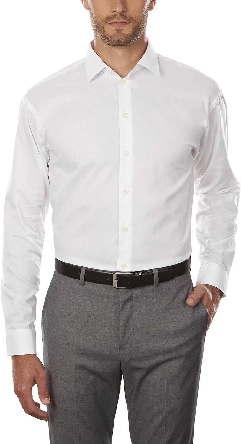 Kenneth Cole Unlisted Men's Dress Shirt Regular Fit Solid at  Men’s Clothing store