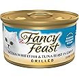 Purina Fancy Feast Grilled Wet Cat Food Ocean Whitefish and Tuna Feast in Wet Cat Food Gravy - (Pack of 24) 3 oz. Cans