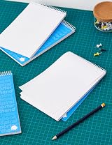 Silvine 8x5 Inch Reporter's Spiral Notebook 160 Pages Pack of 12 Blue view 4