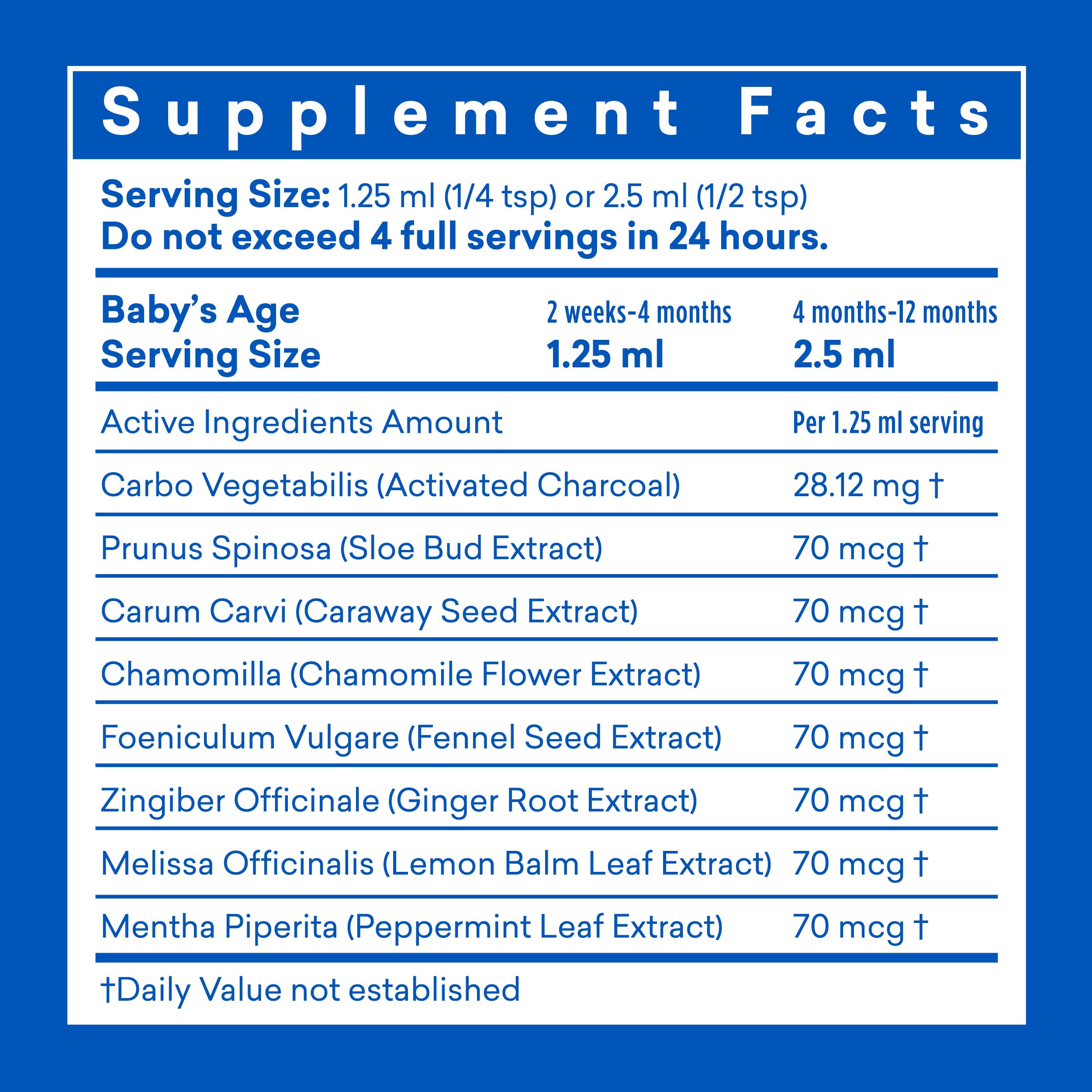 Colic Calm Infant Gripe Water for Colic, Helps Fussiness, Upset Stomach, and Baby Gas Relief, 2 fl oz (Pack of 1)