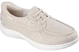 Skechers Womens Hands Free Slip-ins On-The-go Flex Radiant Embroidered Boat Shoe Boat Shoe