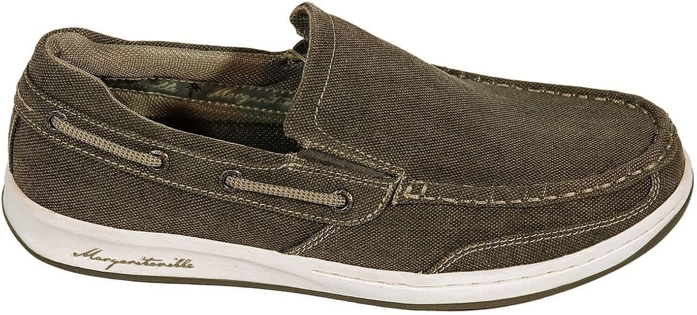 Margaritaville Men's Cayman SlipOn Canvas Shoe (10, Grey) Amazon.ca