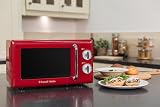 Russell Hobbs 17L Red Retro Solo Microwave 700W, 5 Power Levels view 3