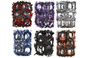 MiyouLuna 90Pcs PET Scrapbook Stickers, Gothic Border Stickers for Scrapbooking, DIY Crafts, Waterproof Journaling Supplies & Junk Journal Ephemera, with Sticker Organizer