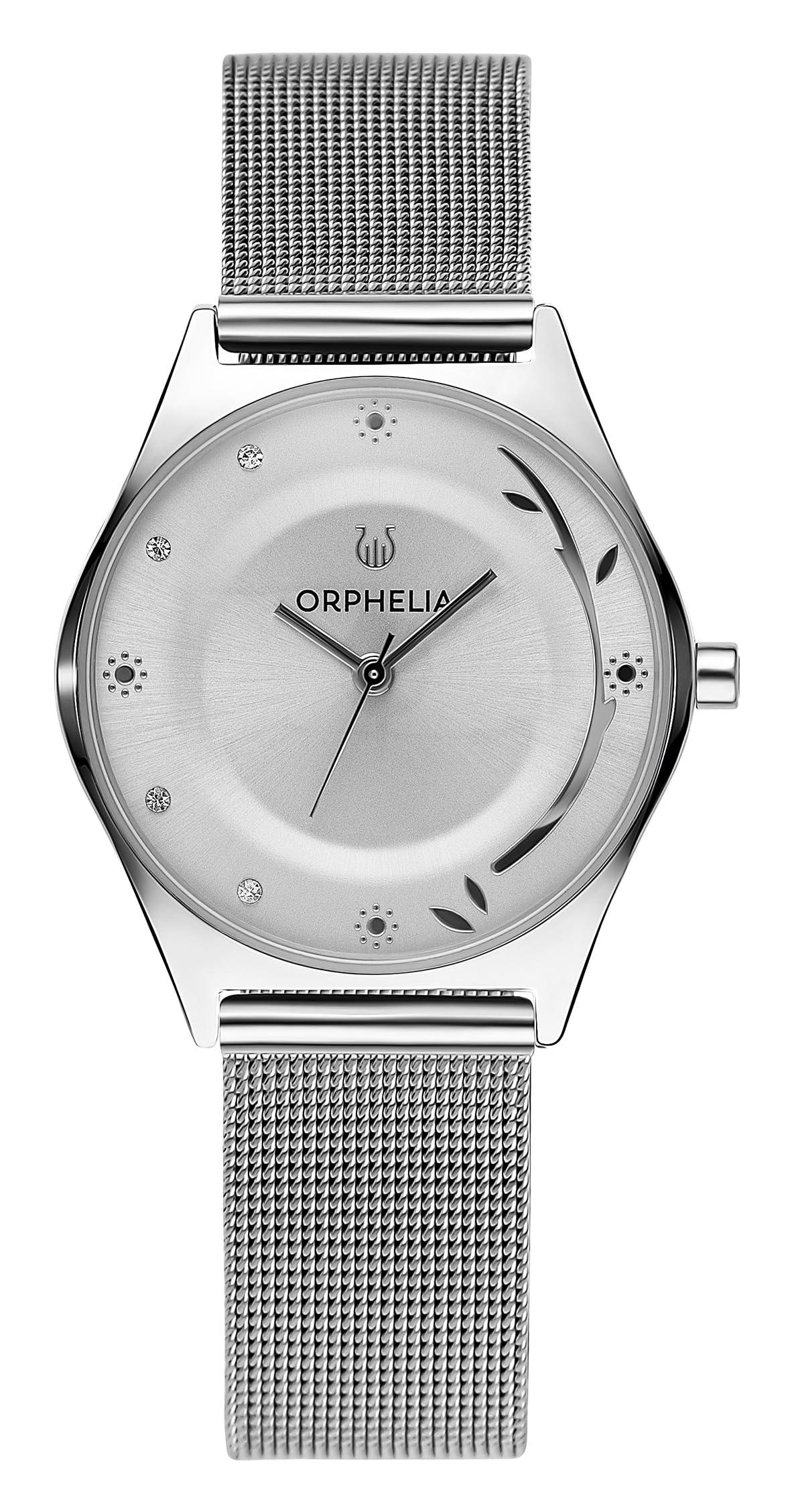 Orphelia Opulent Chic Women's Quartz Watch with Silver Dial Analogue Display and Silver Stainless Steel Strap 12601 — image 1
