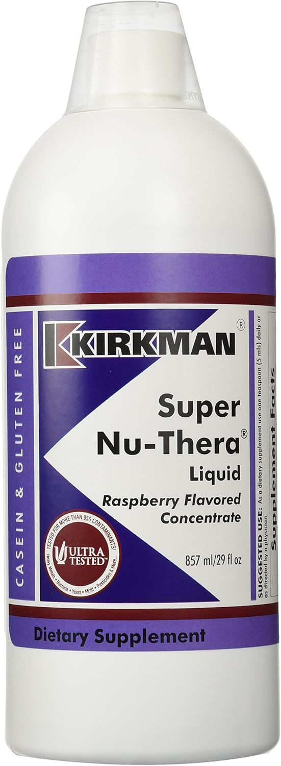 Amazon Com Kirkman Labs Super Nu Thera Liquid Raspberry Flavor 29 Oz Health Personal Care