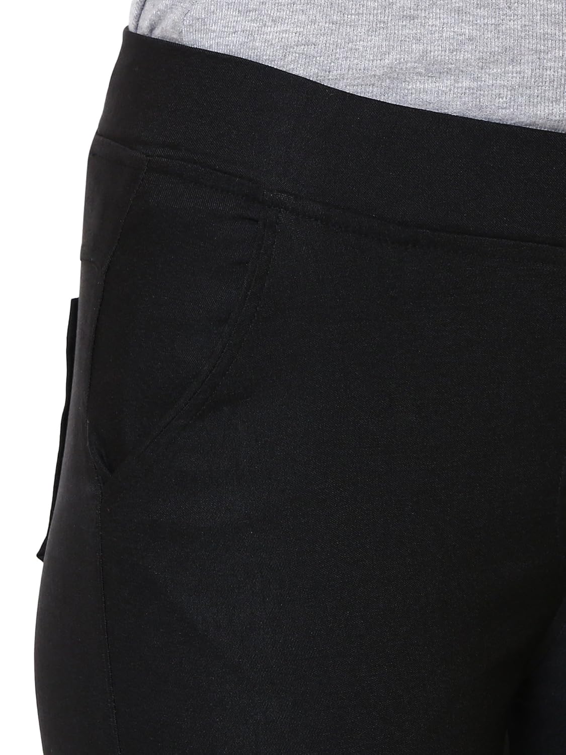 damen mode black spandex cotton lycra elastic jeggings