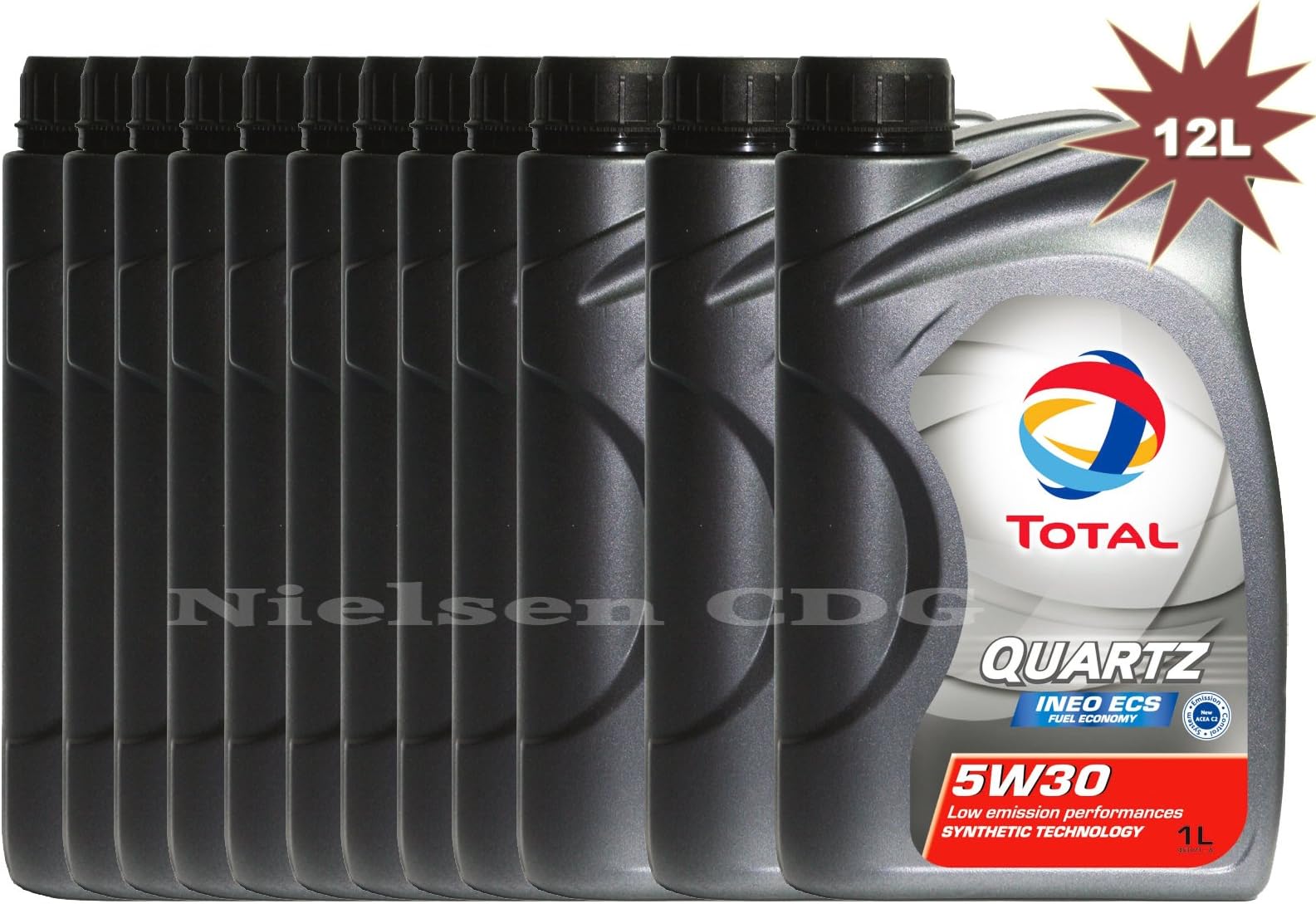 Total Quartz Ineo ECS 5W30 Engine Oil 12x1L = 12 Litre