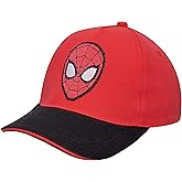 Marvel Spiderman Hat for Boys, Breathable Spiderman Baseball Cap for Toddlers, Boys Ages 3-9