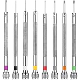 Watch Screwdriver Set, 0.6-2.0 mm Precision Jewelers Screwdriver Set Small Flathead Screwdrivers for Watch, Eyeglasses, Electronics Repair, Jewelry Work