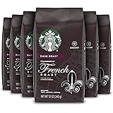 Starbucks Dark Roast Ground Coffee — French Roast — 100% Arabica — 6 bags (12 oz. each)