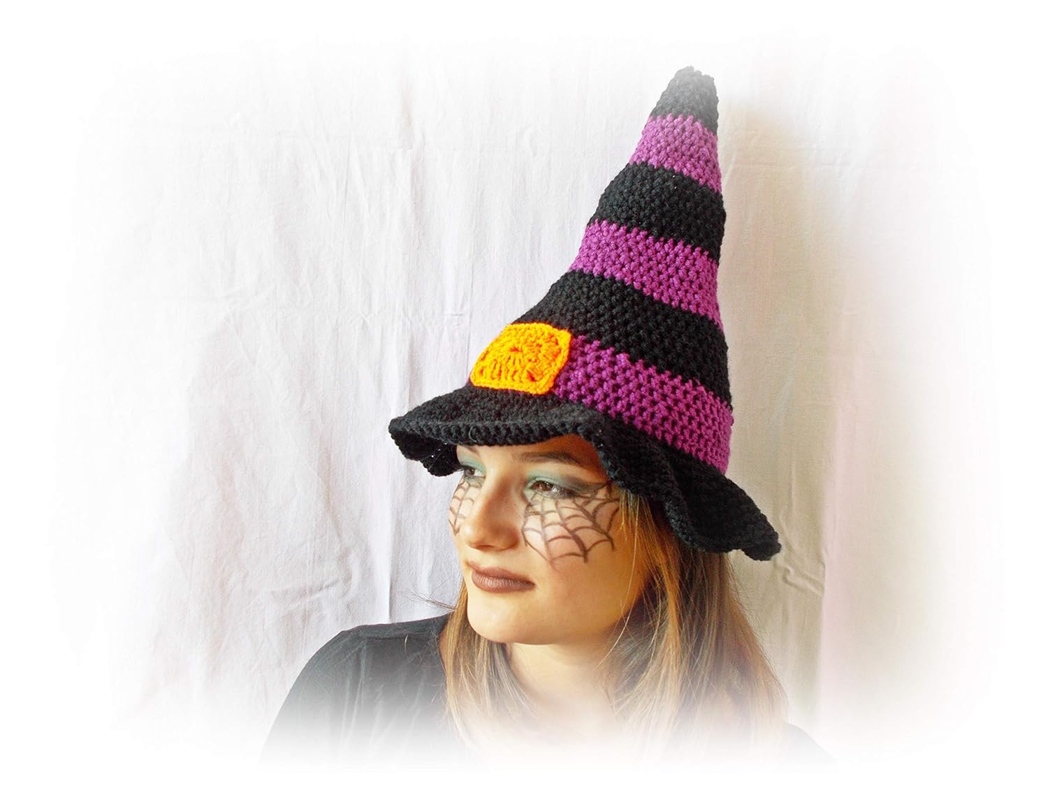 crochet witch hat