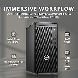 Dell OptiPlex 3000 Tower Business Desktop, Intel
