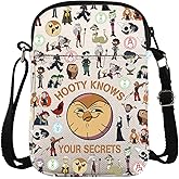 Owl Movie Inspired Crossbody Bag Owl Hooty Fans Gift Hooty Cartoon Character Gift Hooty Knows Your Secrets Carry On Bag (HootyKnowCross)