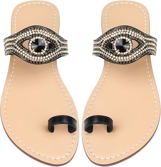 gem gladiator sandals