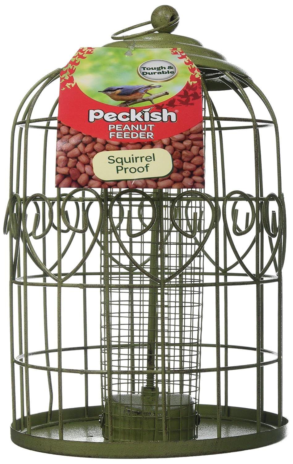 Peckish Decorative Squirrel Proof Peanut Bird Feeder Amazon.co.uk