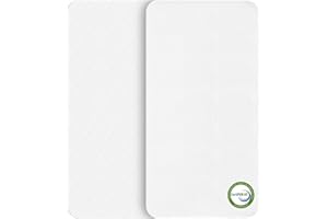 AOHWIDER 47x23.6 Rectangle Bedside Bassinet Mattress: 2" Thick Dual Side Gel Memory Foam Bassinet Mattress for ADOVEL/BabyBond/ELEMARA Bassinet Bedside Crib - All-Season Design