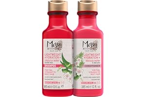 Maui Moisture Lightweight Hydration + Hibiscus Shampoo + Conditioner for Daily Moisture, No Sulfates, 13 Fl Oz