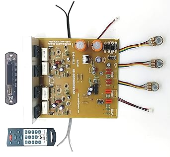 Tech And Trade 5200 1943 Transistors Based Diy Audio Amplifier Circuit Board Kit With Bt Module Amazon In Industrial Scientific