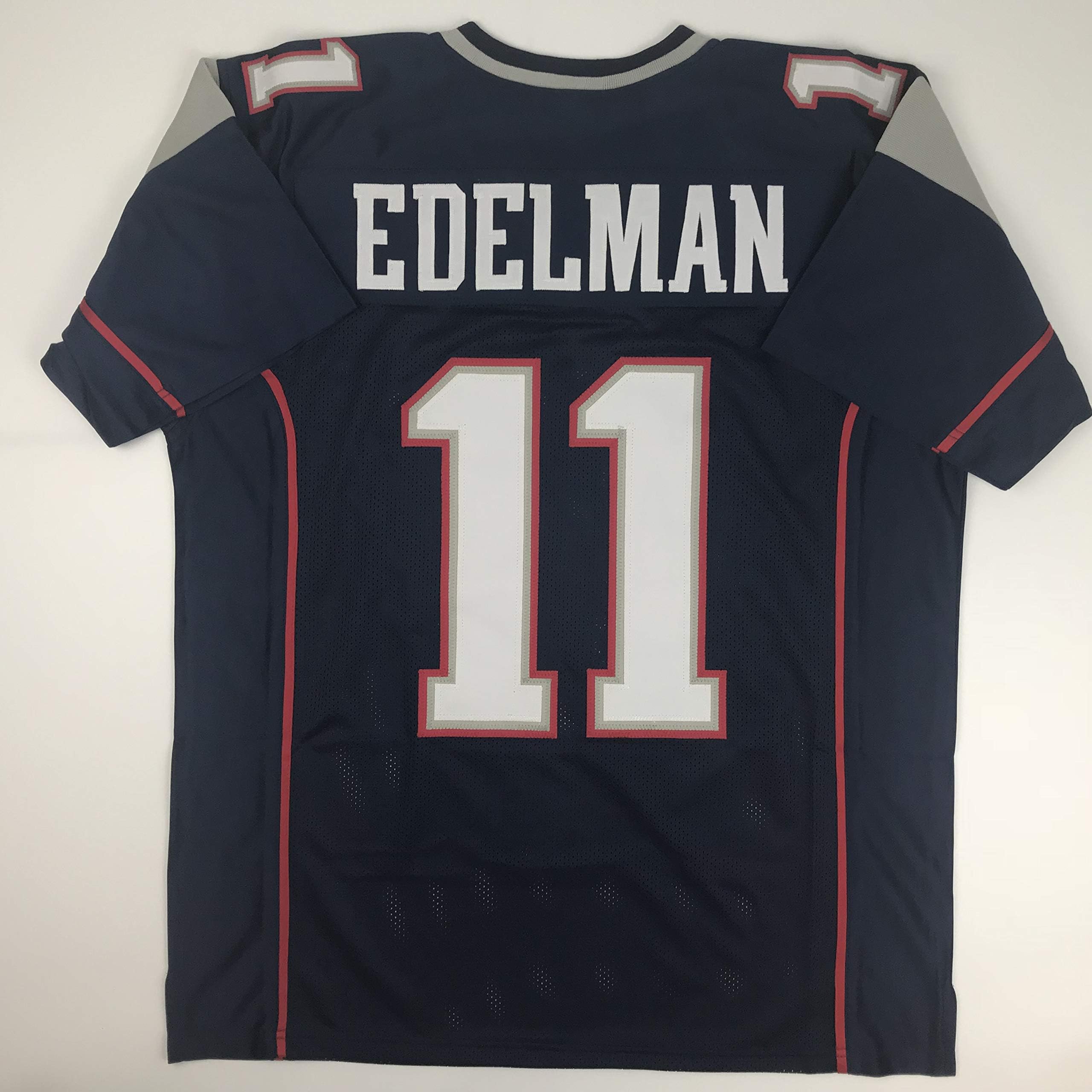 Unsigned Julian Edelman New England Blue Custom Stitched Football Jersey Size XL New No Brands/Logos
