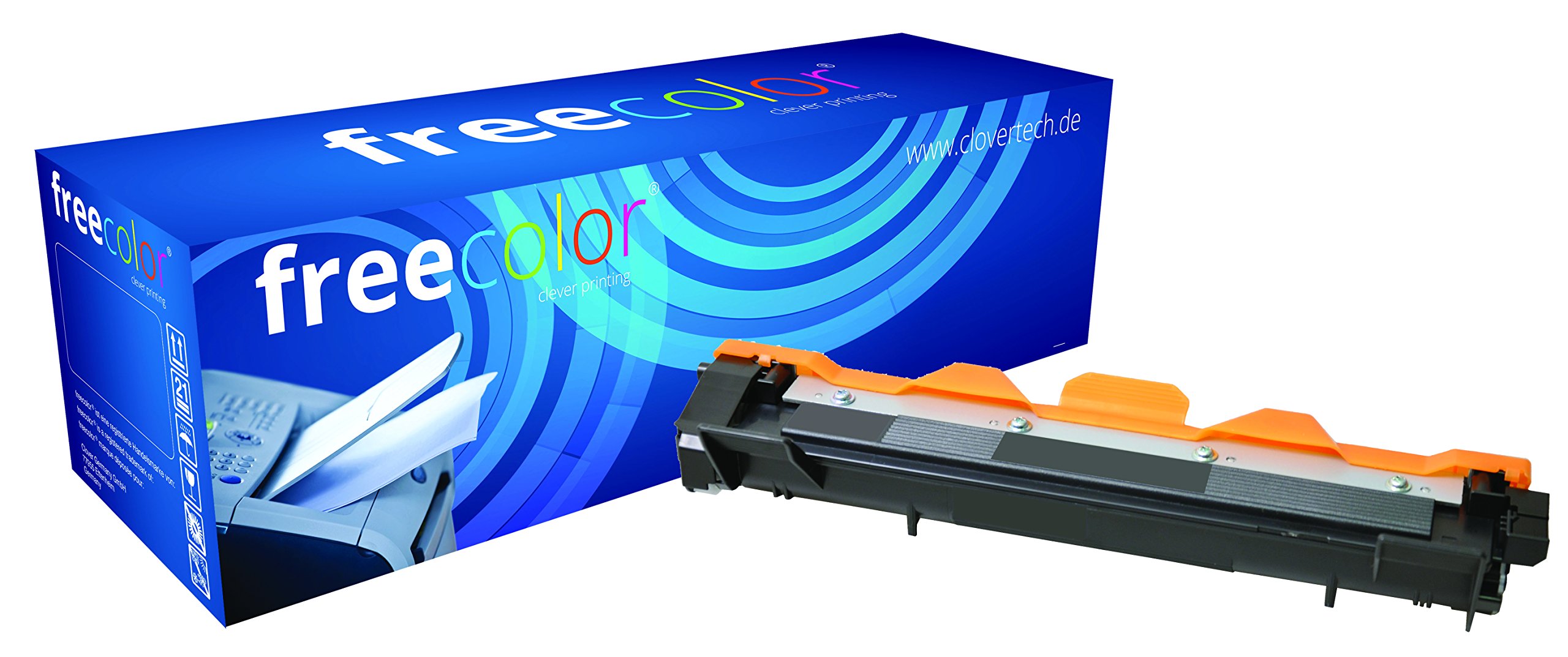 FREECOLOR Toner TN1050 Schwarz 1000 Seiten Fuer Brother DCP-1510 HL-1110 MFC-1810