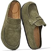 Project Cloud 100% Genuine Leather Moccasin-Style Clogs for Women - Memory Foam and Water Resistant Mules Slip-on - Non-Slip and Durable Clogs Casual Shoes for Women Footwear