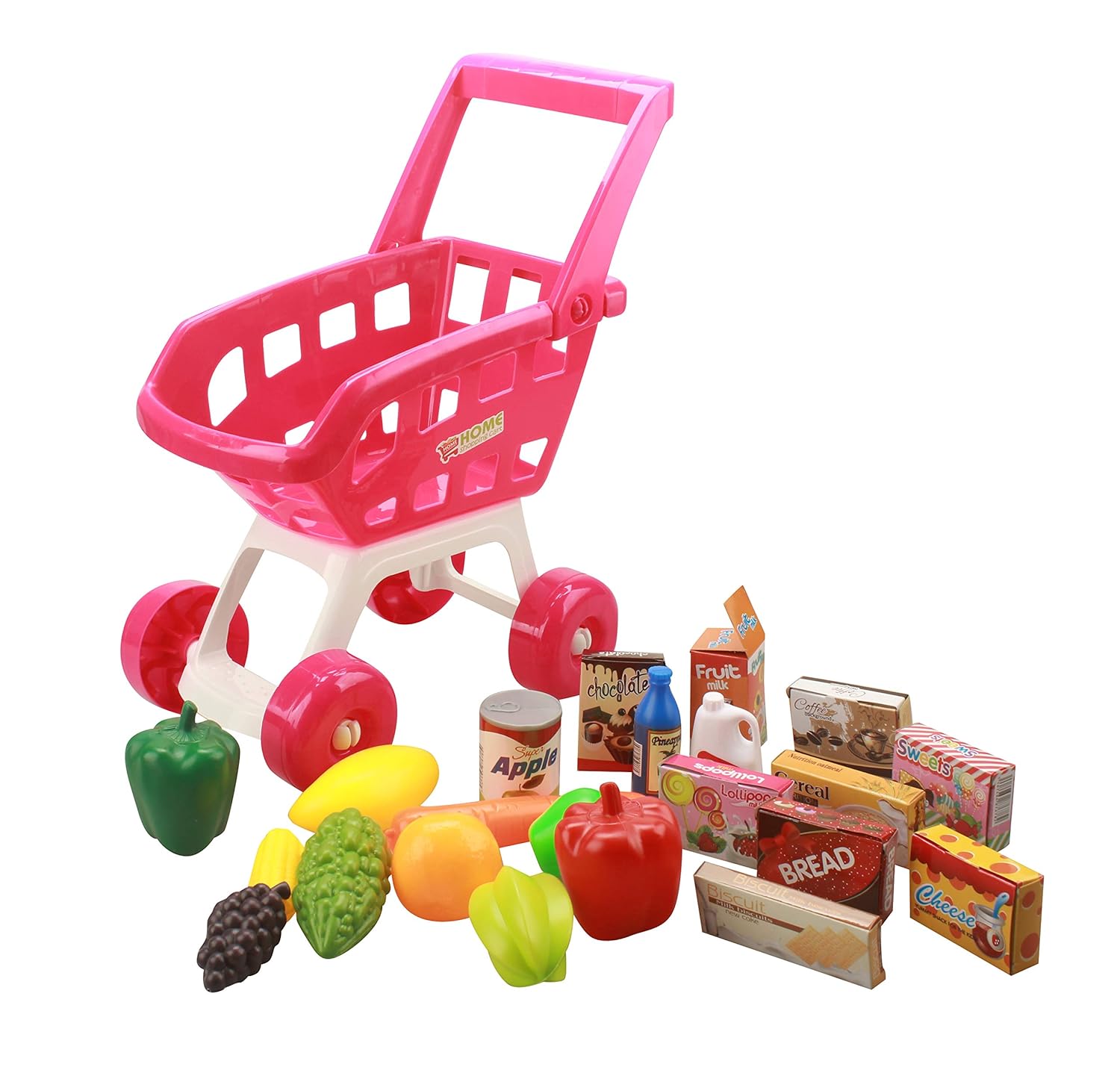 casdon shopping basket with food