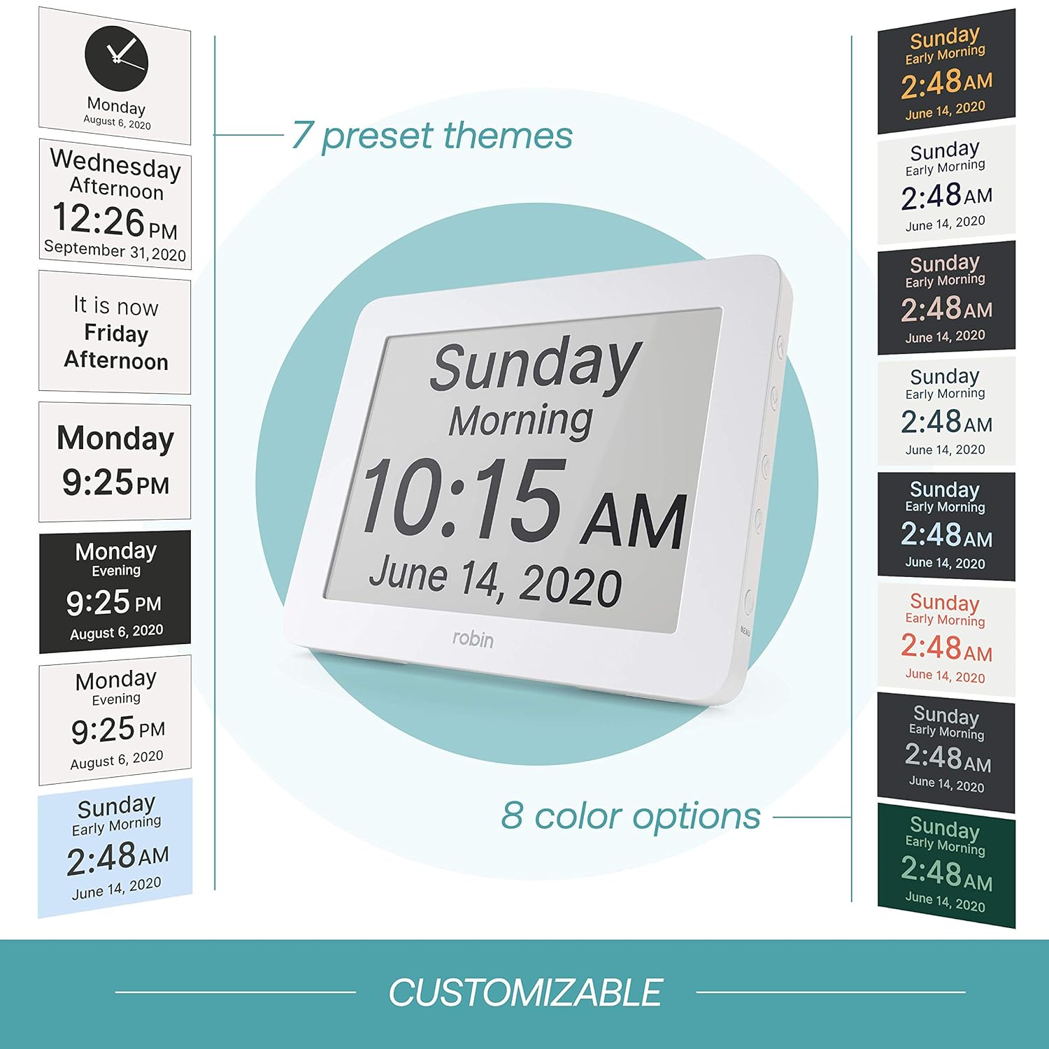 [2020 Version] Digital Day Clock 2.0 with Custom Alarms
