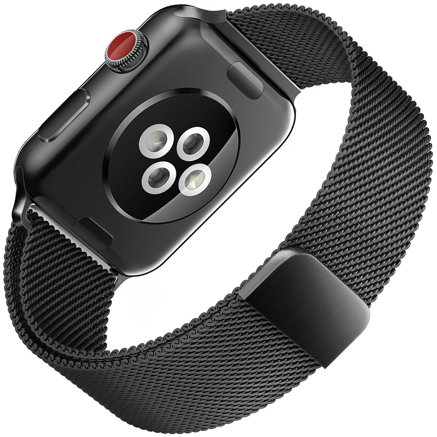 Galleon Apple Watch Band 42mm Milanese Mesh Loop Black IWatch Bands