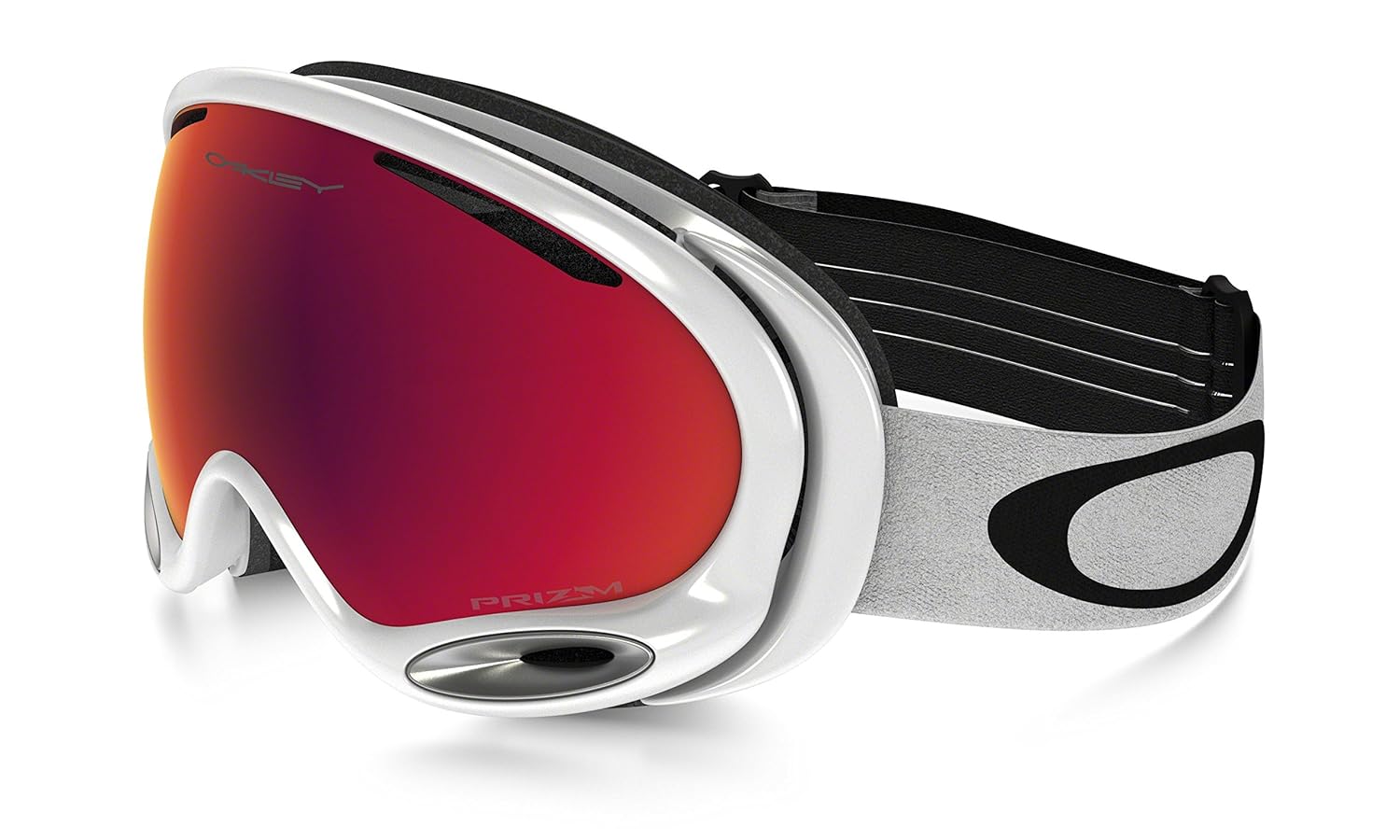 Oakley A Frame  Gafas deportivas Oversized Polished White Fire Lens