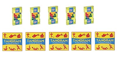 Virgo Toys Matchup & Tangram (Combo) - Pack of 5