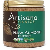 Artisana Organics Raw Almond Butter, 9oz | No Sugar Added, No Palm Oil, Vegan, Paleo, and Keto Friendly