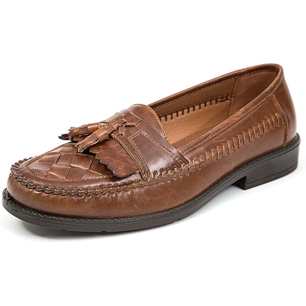 Nunn Bush SZ 10.5 Classic Brown Leather Kilt & Tassel Loafer Dress Office Casual Nunn Bush Brown Loafers with Tassel Detail main image 4