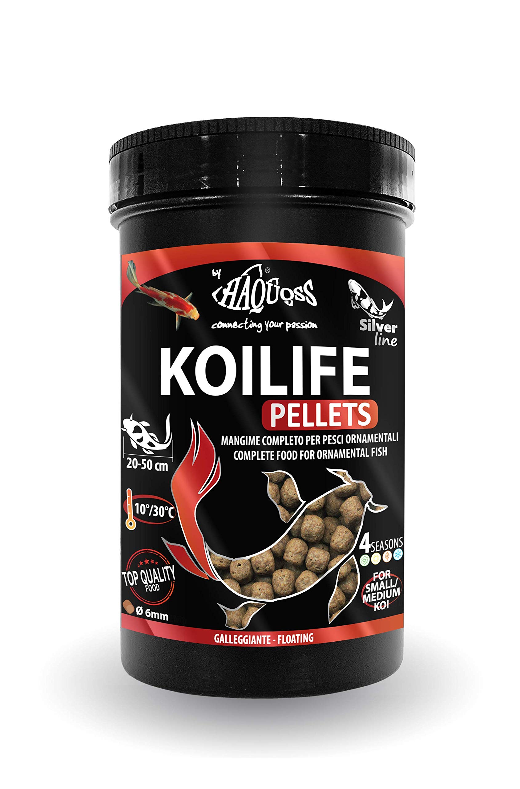 Haquoss Koilife Basic Complete Food for Pond Fish 1000ml/360gr