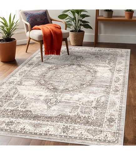 YesRug Blue Boho Rug 3x5 Small Vintage Rug For Bathroom Living Room - View #11