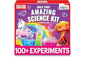 Doctor Jupiter My First Amazing Science Kit for Girls Ages 4+ | Birthday Gift Ideas for 4-5-6-7-8-9-10-11-12 Year Old Girls | STEM Learning & Educational Toys, Summer Activities