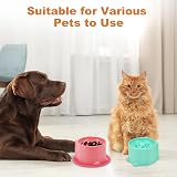 Hejo 2-Pack Raised Slow Feeder Cat Bowls Pink Green with Anti-Skid Mat view 6