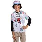 Disguise Dustin Costume Kit for Kids, Official Stranger Things Costume Hat with Top, Child Size Medium (8+)