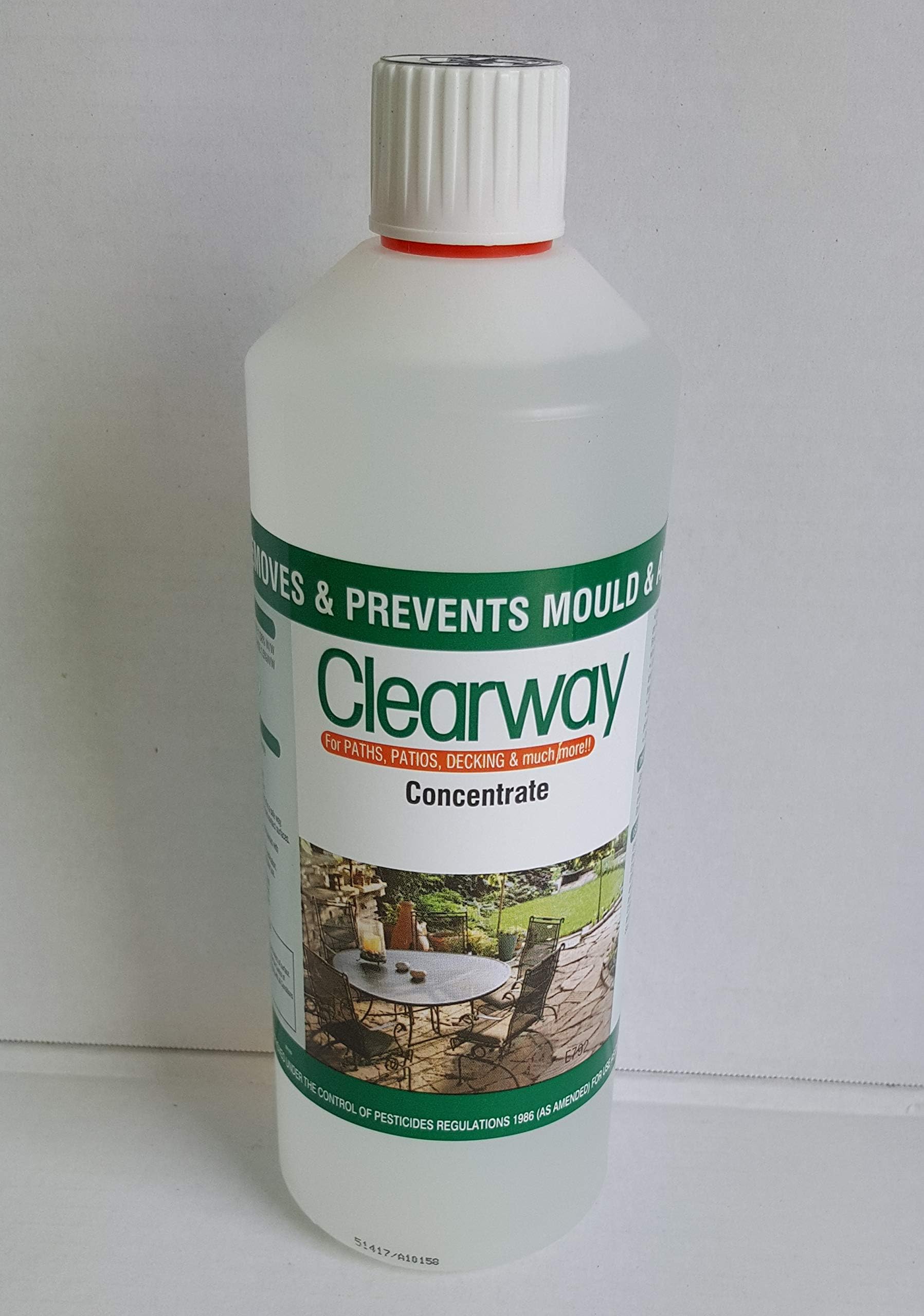 Clearway mould and algae cleaner and preventative (1 litre conc)