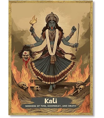 Amazon.com: The Goddess Kali The Devil Tarot Card Poster - Hindu Amazon.com: The Goddess Kali The Devil Tarot Card Poster - Hindu
