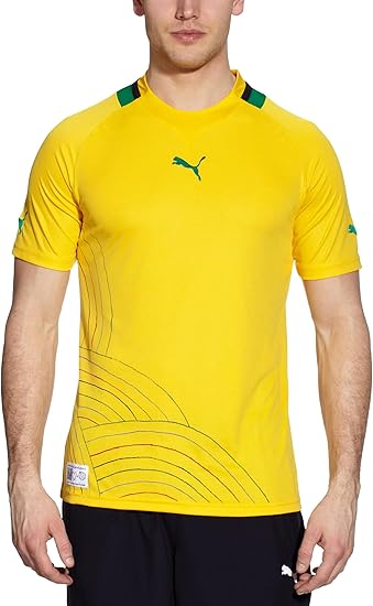 yellow football shirt