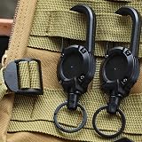Siliget Heavy Duty Lanyard Badge Reel 23.6 in Steel Cord Retractable Black view 7